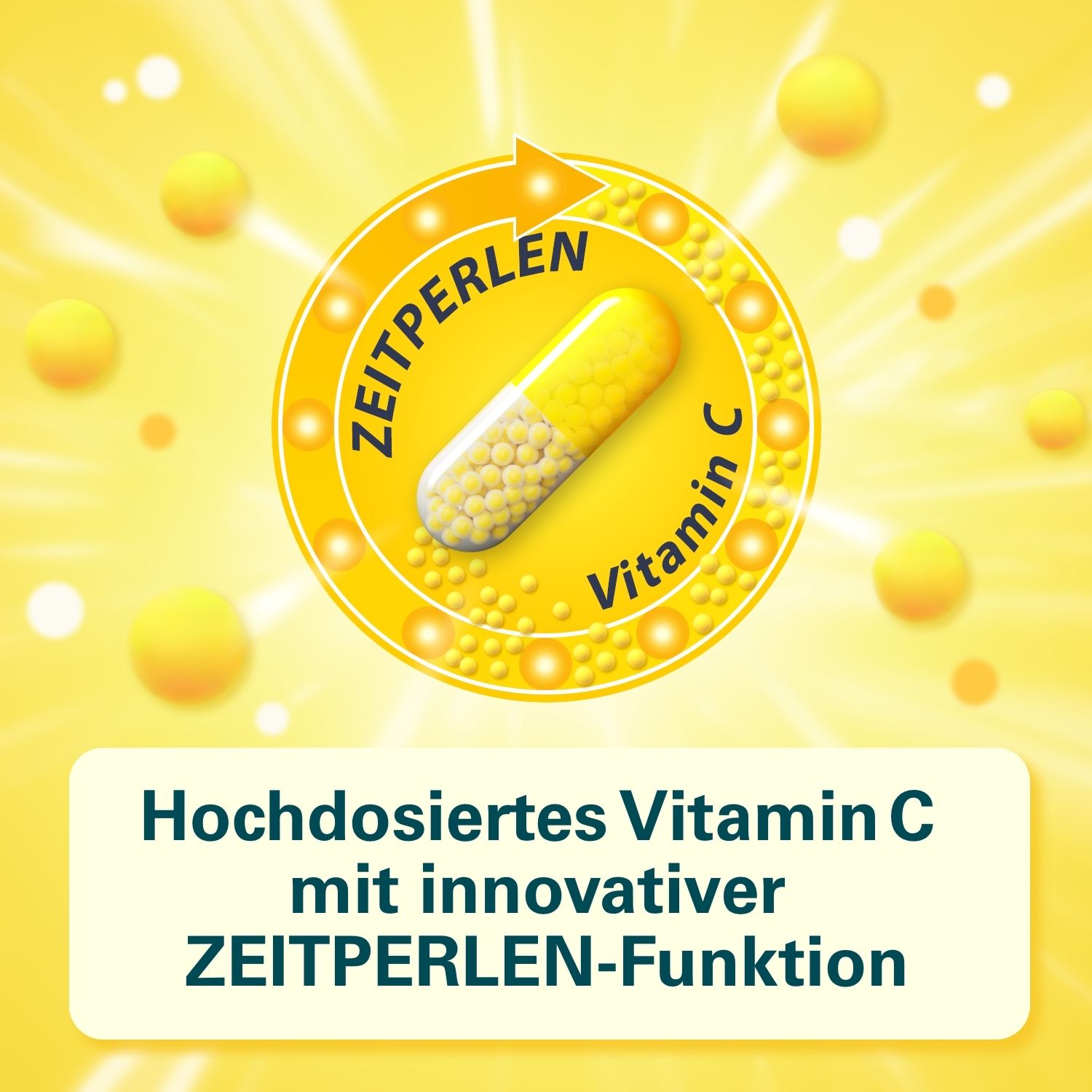 Cetebe® Vitamin C Retard 500 Arzneimittel, hochdosiertes Vitamin C mit Langzeitwirkung