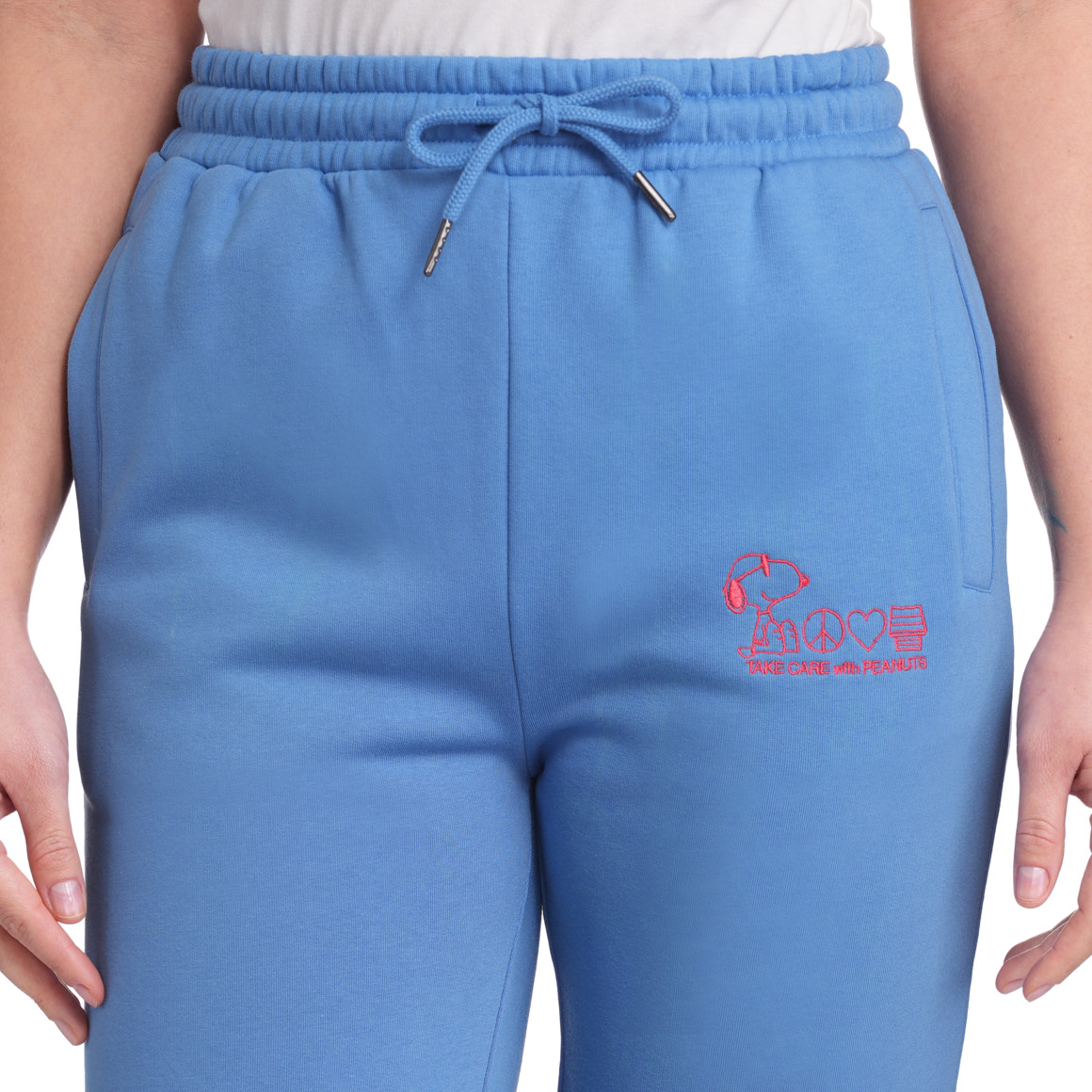 Jonas Nielsen Peanuts Jogginghose mit Stickerei blau