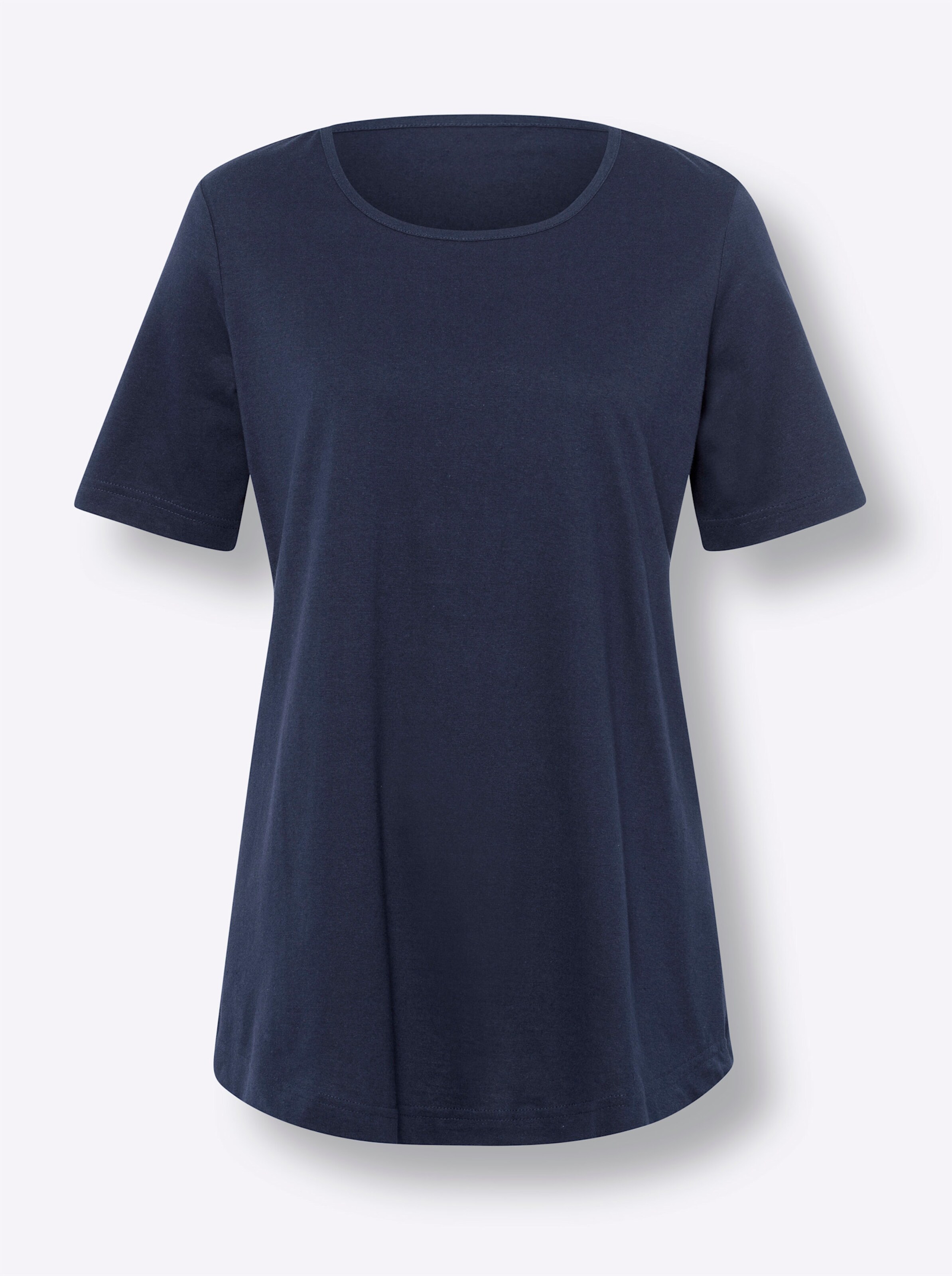 Longshirt in grasgrün + marine