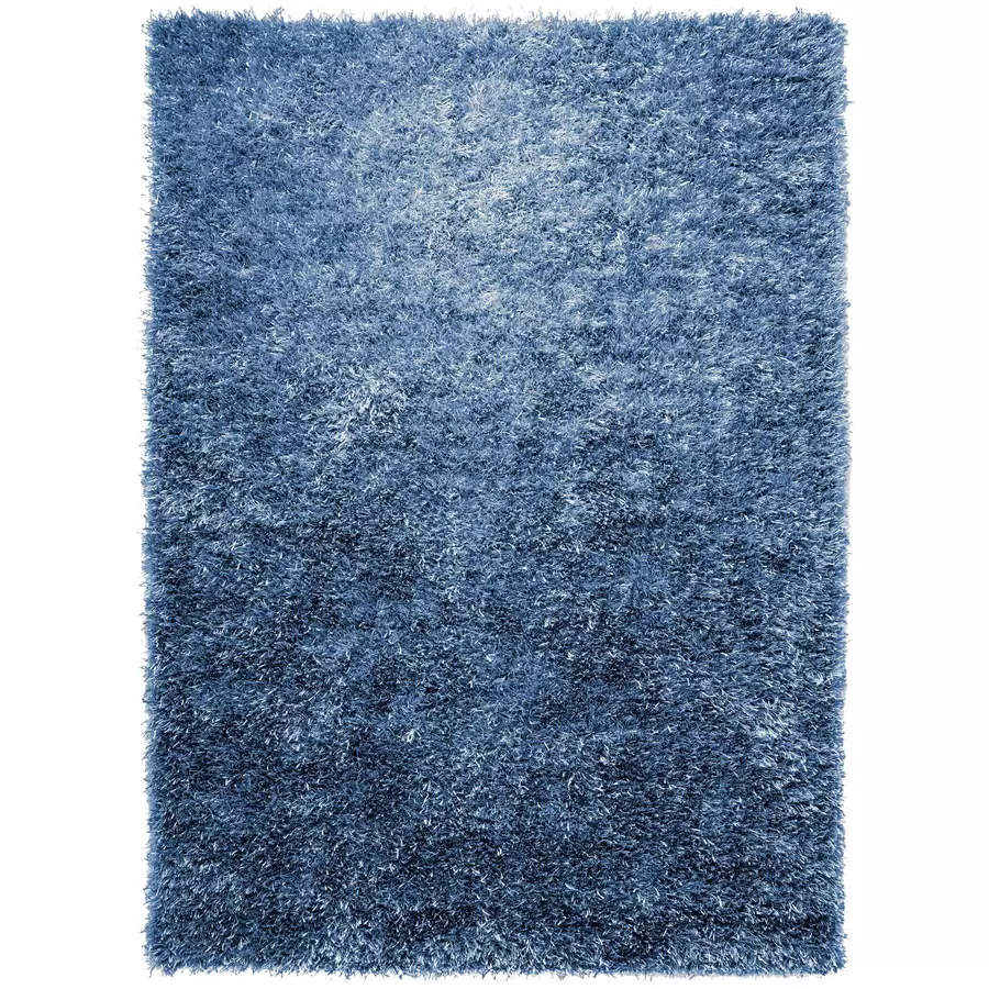 Esprit Hochflorteppich Cool Glamour blau