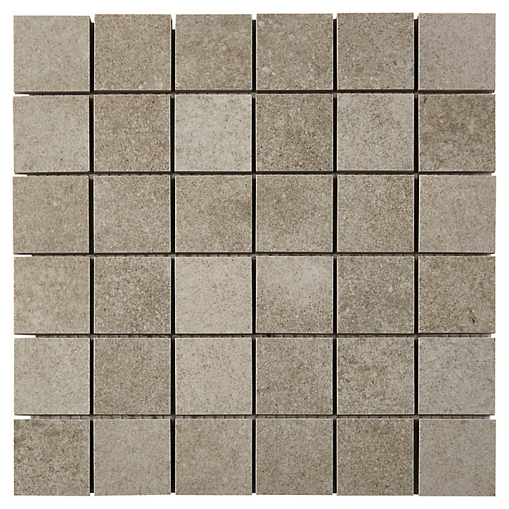 Mosaïque gris moyen 30x30cm Kontainer
