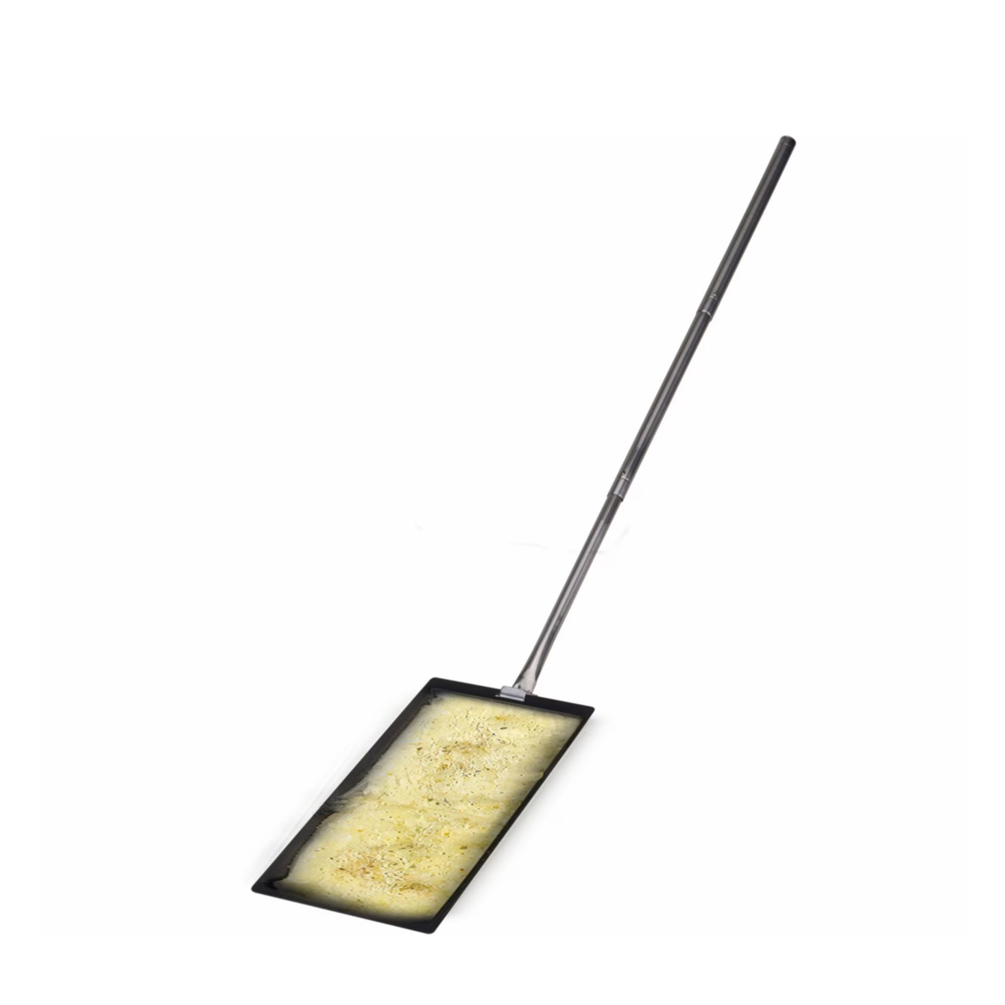 Teleskop Raclette Pfännchen Ausziehbare Grill Pfanne für Käse / Gemüse / Fleisch (402285) - Schwarz