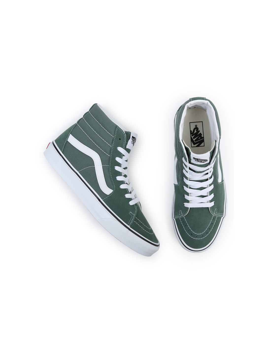 vans Sneakers montantes mixte sk8-hi cthr daim vert