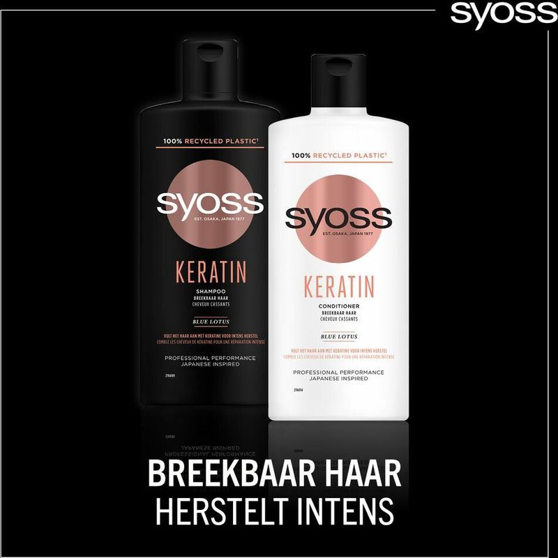 SYOSS Keratin Shampoo - 6x 440ml - Grootverpakking