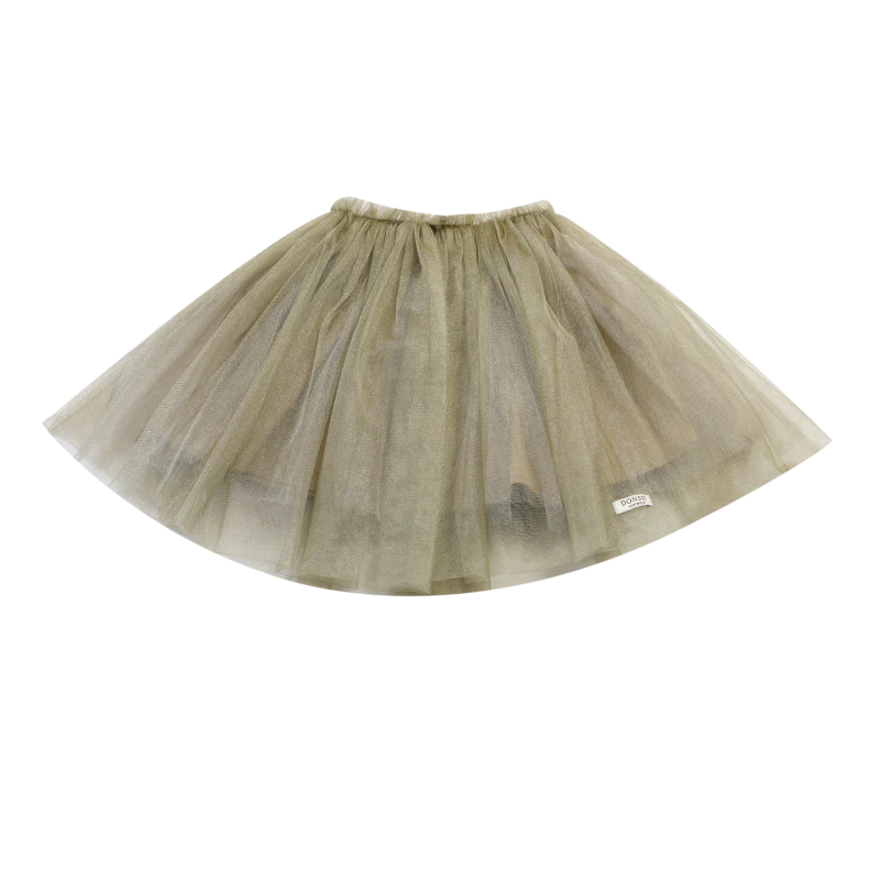 Pien Skirt | Dusty Green Metallic