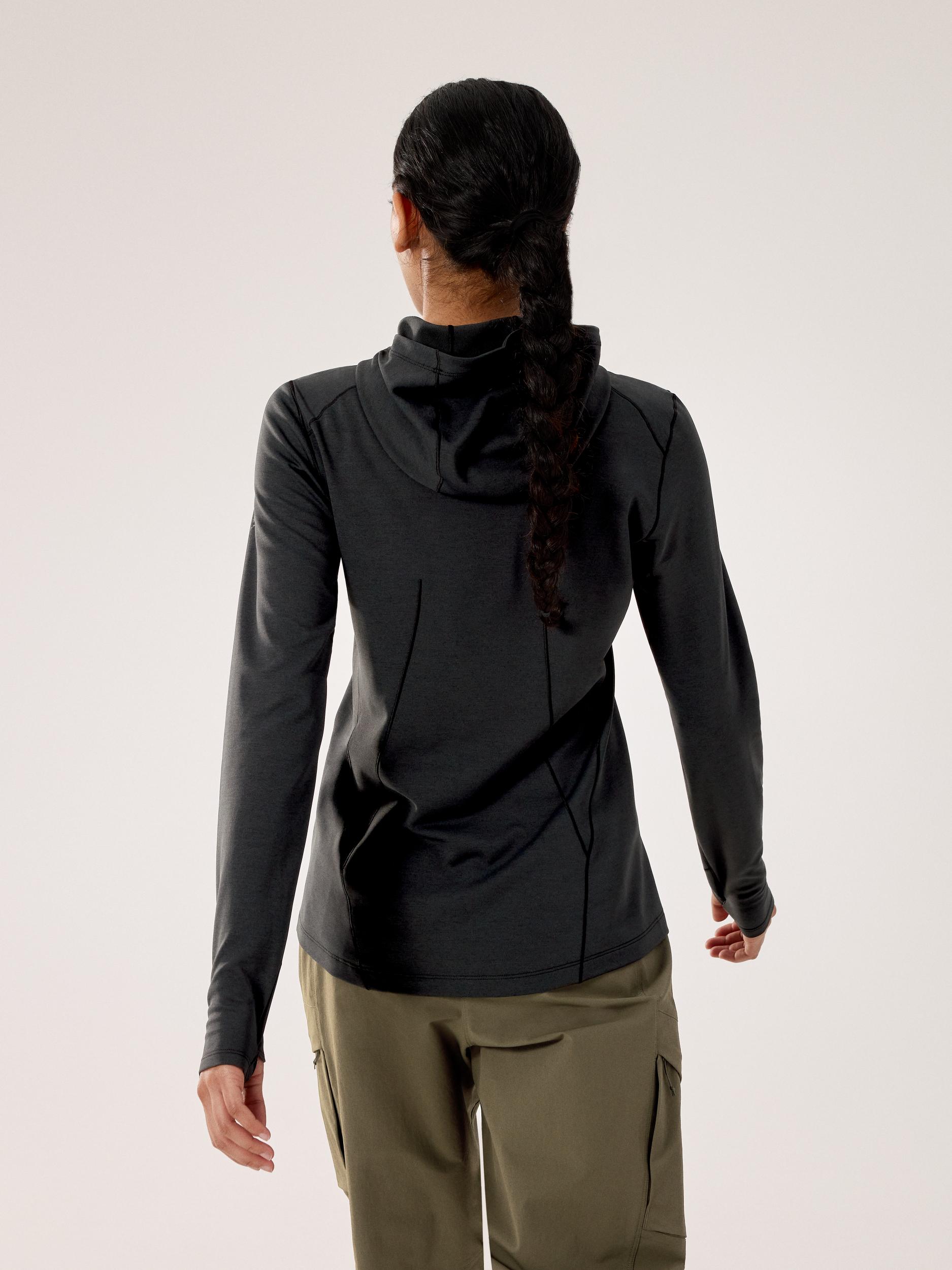 Arcteryx Taema Therm Hoody Womens Black Heater