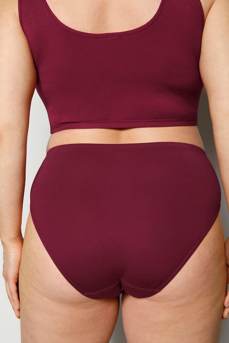 Bustier, Viskose-Stretchjersey, Rundhals, angenehm breite Träger