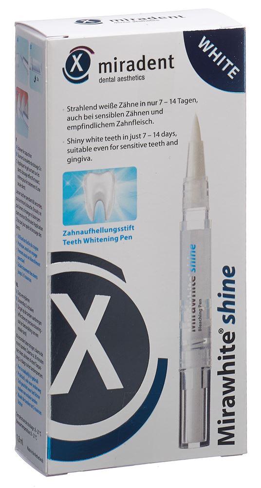 MIRADENT Mirawhite shine<br>1.8 ml, Gelée Stift