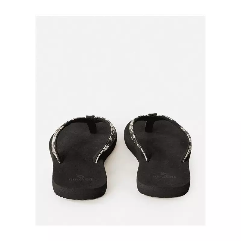 Tongs femme RIPCURL Freedom Bloom Open Toe Black/Tan