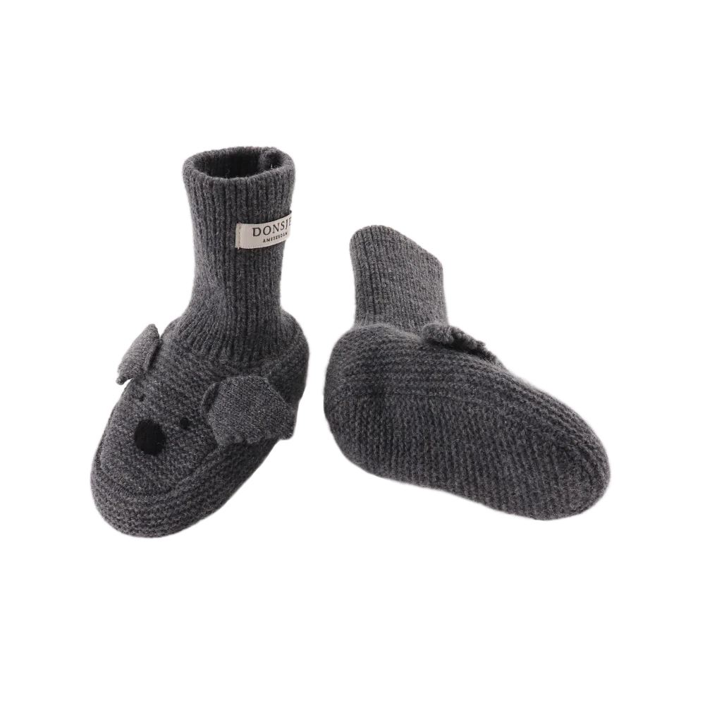 Maicer Merino Wool Booties | Koala | Cloudy Grey Melange