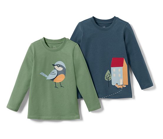 2 Langarmshirts