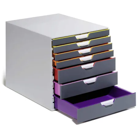 Durable 760727 Ablagebox Varicolor 7, farbiger Verlauf