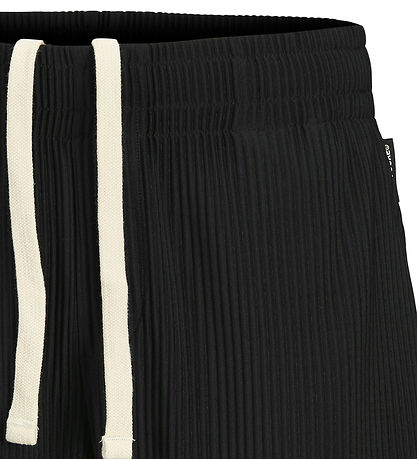 Jack & Jones Sweatshorts - JpstBill - Plissé - Black