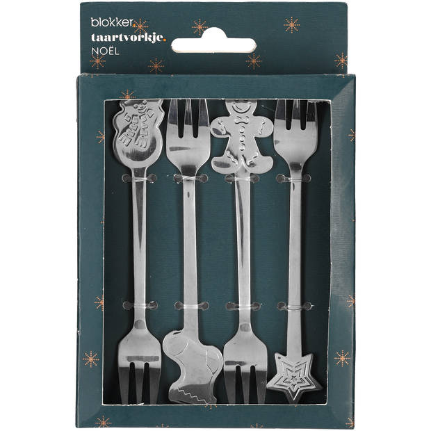 Blokker taartvorkjes Noël - set van 4