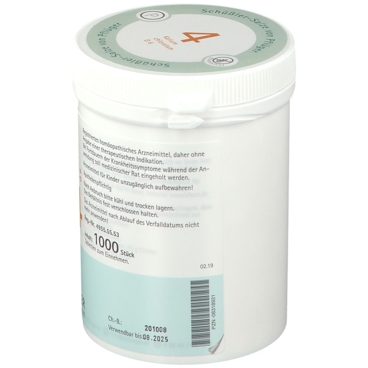 Biochemie Pflüger® Nr. 4 Kalium chloratum D6 Tabletten