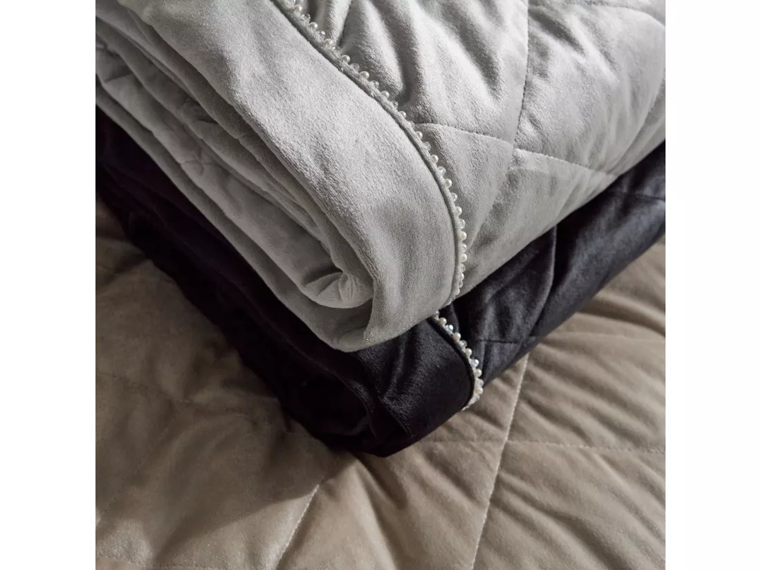 Jeté de Lit Alvio Beige Clair Polyester 200x220