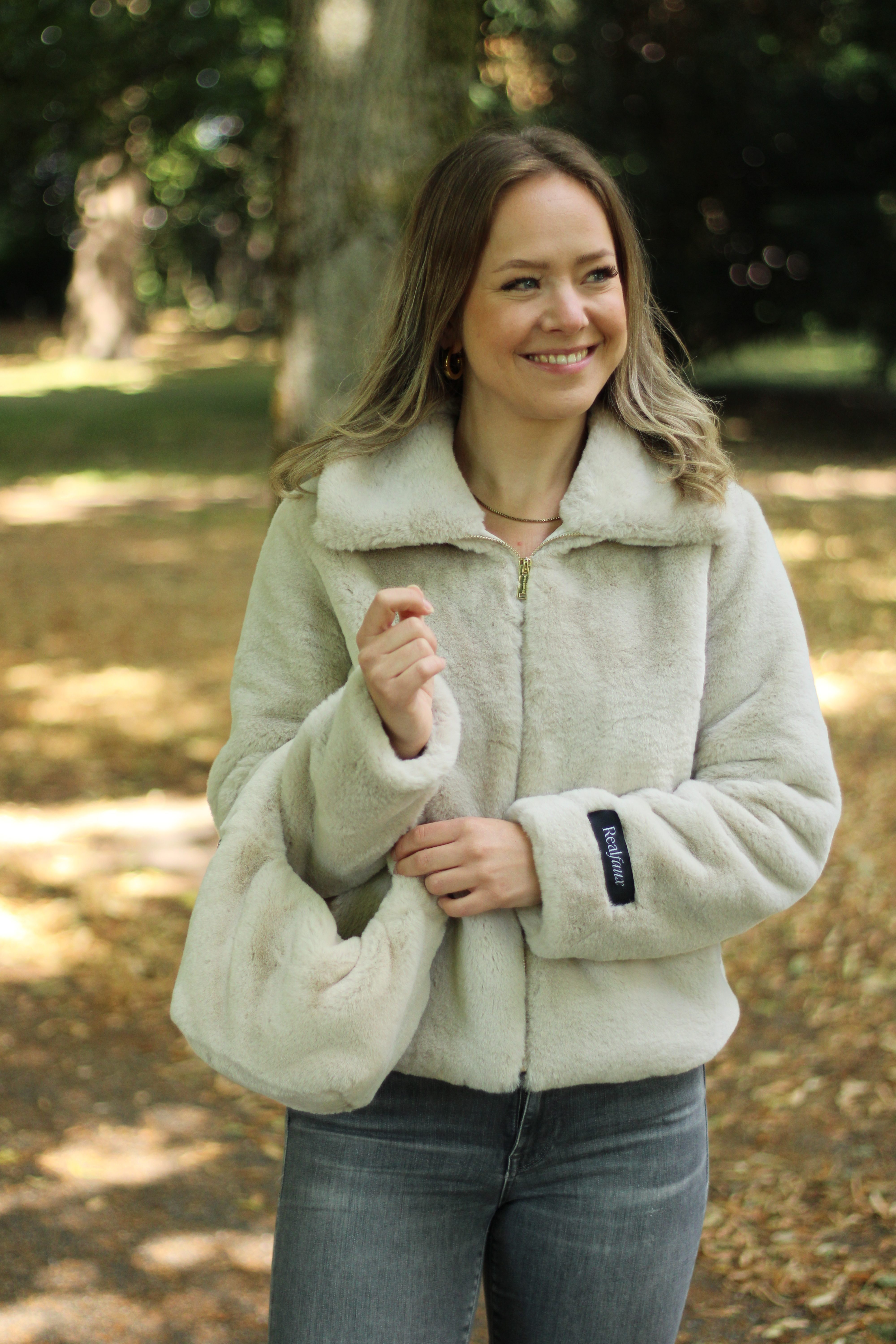 Rino & Pelle - Sallie Faux Fur Jacket - Birch