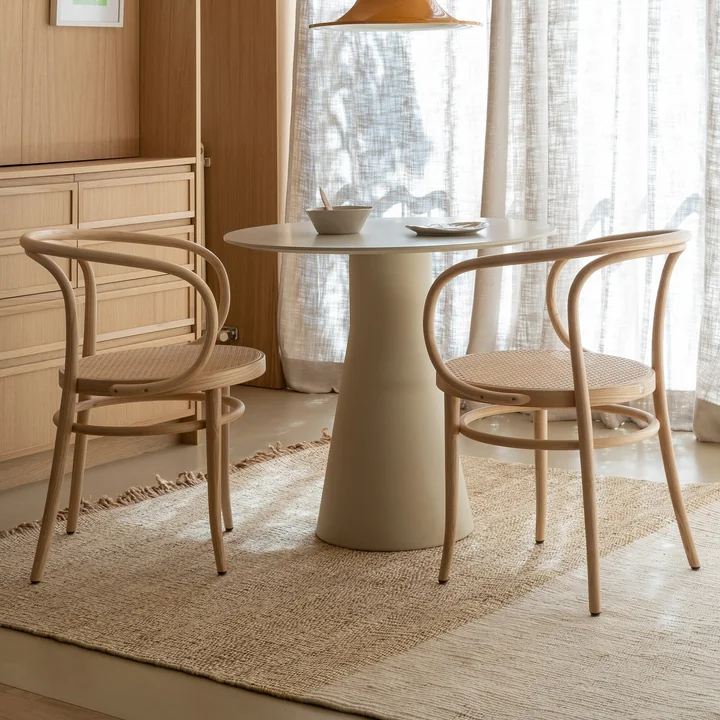 nanimarquina - Tres Stripes Vegetal Teppich, 170 x 240 cm, braun (Exklusive Edition)