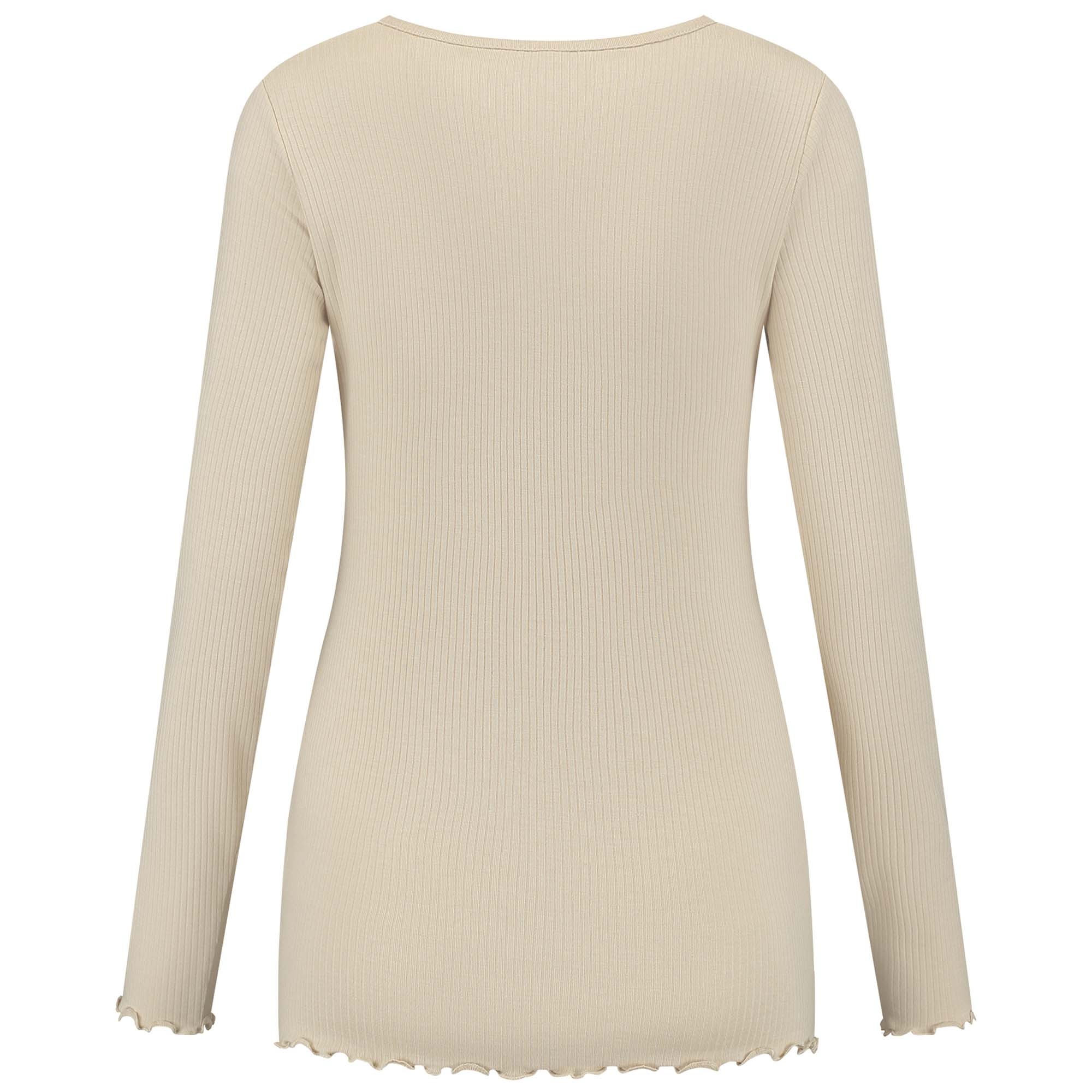 Prénatal zwangerschapsshirt lange mouwen effen beige