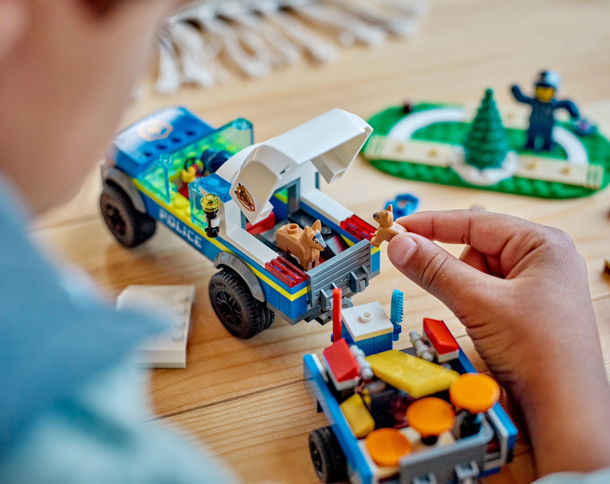 LEGO® City 60369 Mobiles Polizeihunde-Training