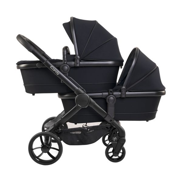 ICandy Peach 7 Twin Kinderwagen - Essentiel Bundel - Cookie