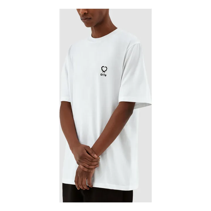 Arte Antwerp T-shirt Heart Leaves | Blanc
