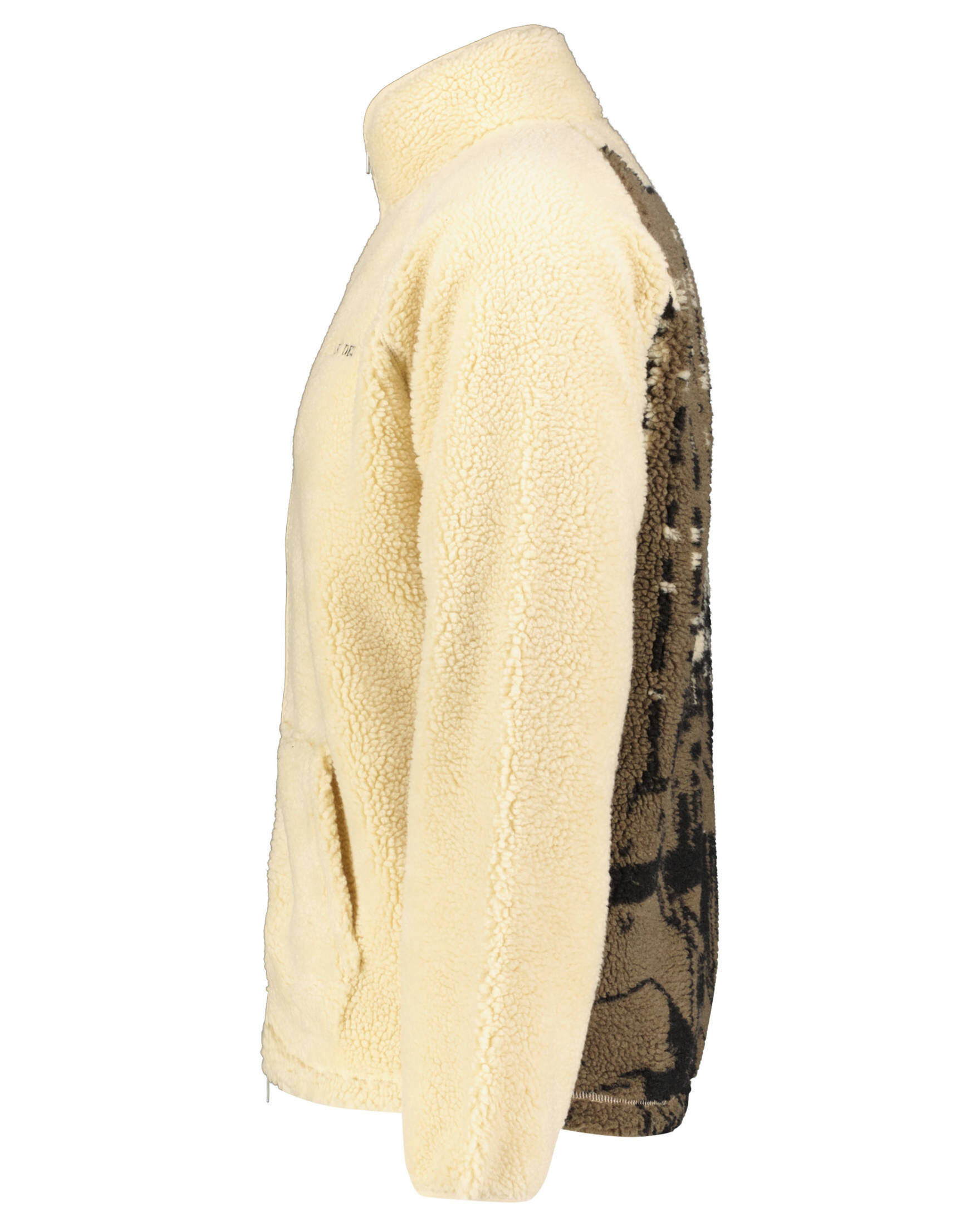 Les Deux| Herren Fleece-Jacke JACQUARD PILE TRACK JACKET