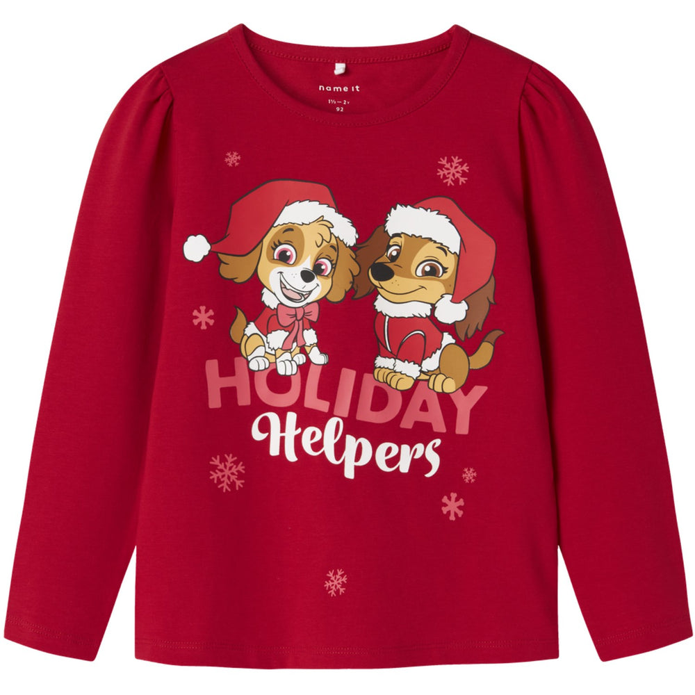 Køb Name It Barbados Cherry Nmfsasa Paw Ls Top Cplg