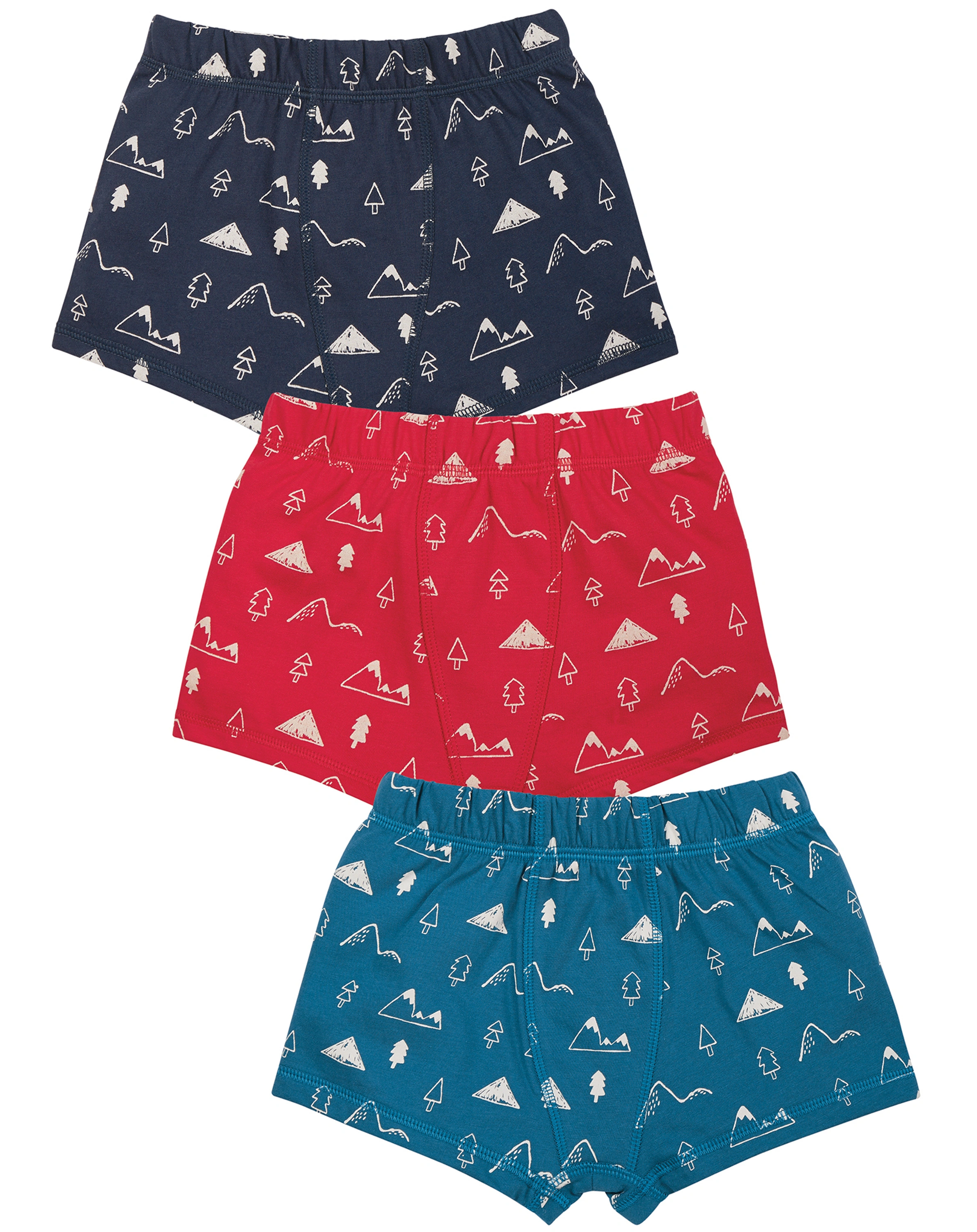 Boxershorts MOUNTAIN 3er-Pack in bunt
