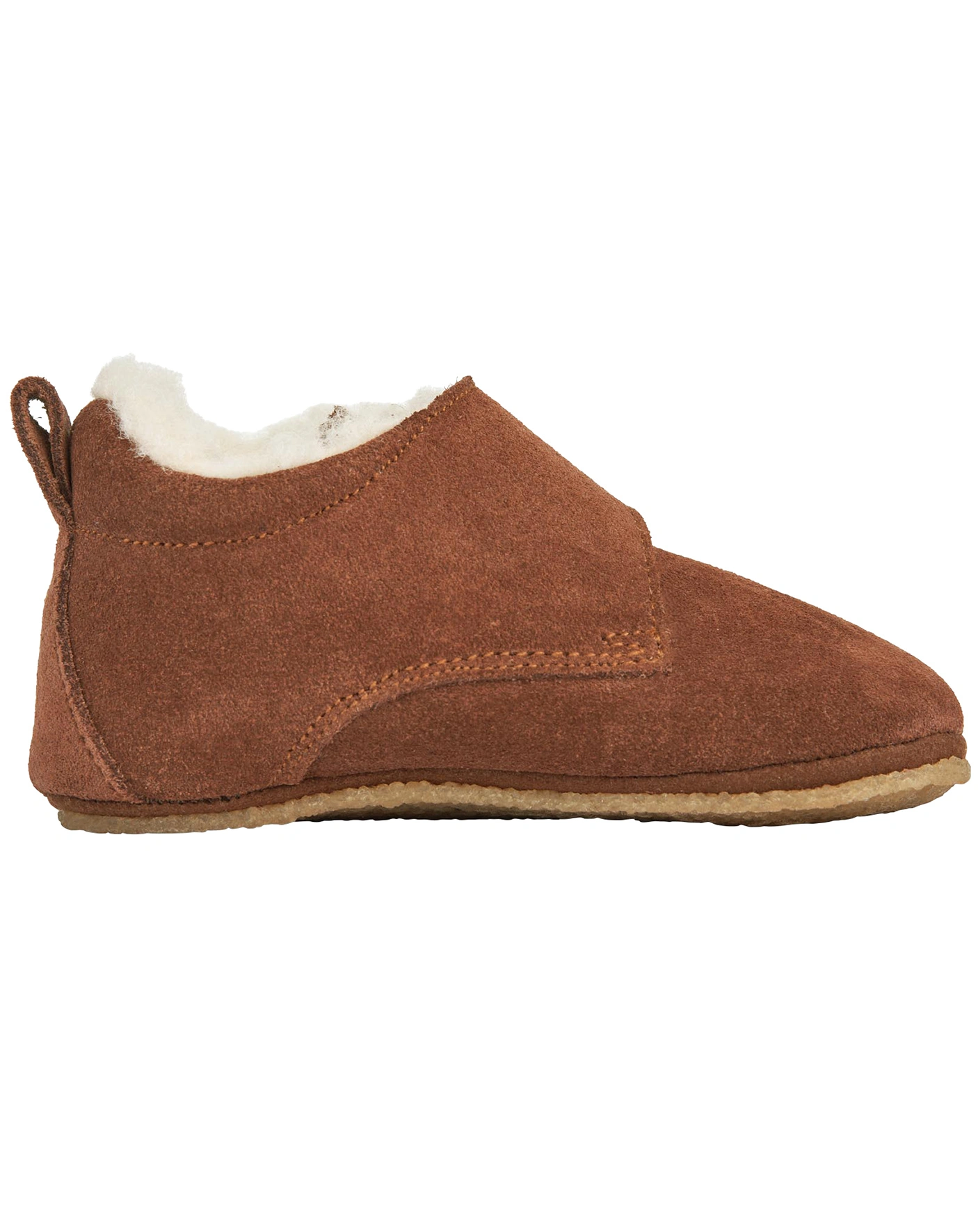 Klett-Hausschuhe TAJ WOOL gefüttert in cognac