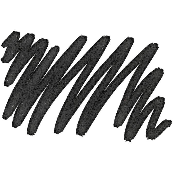 DARWI Marqueur Peinture Textile Opaque Pointe Conique Fine 2mm - Noir
