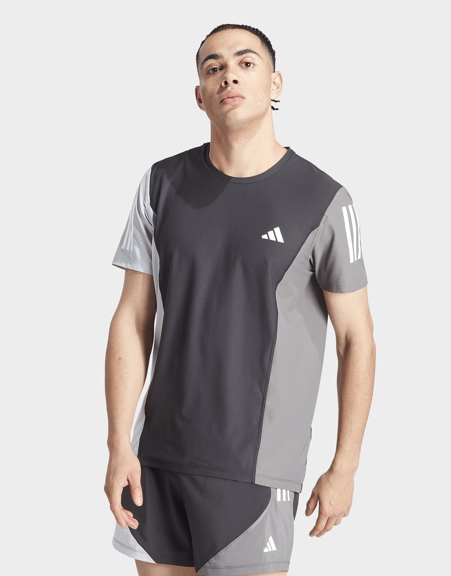 adidas T-shirt Own The Run Colorblock