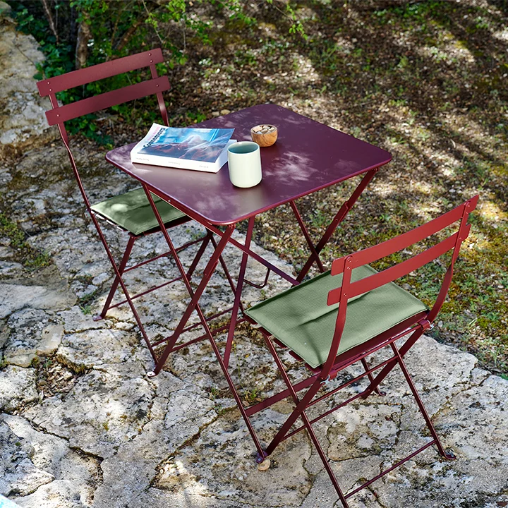 Fermob - Bistro Klapptisch, rechteckig, 77 x 57 cm, acapulcoblau
