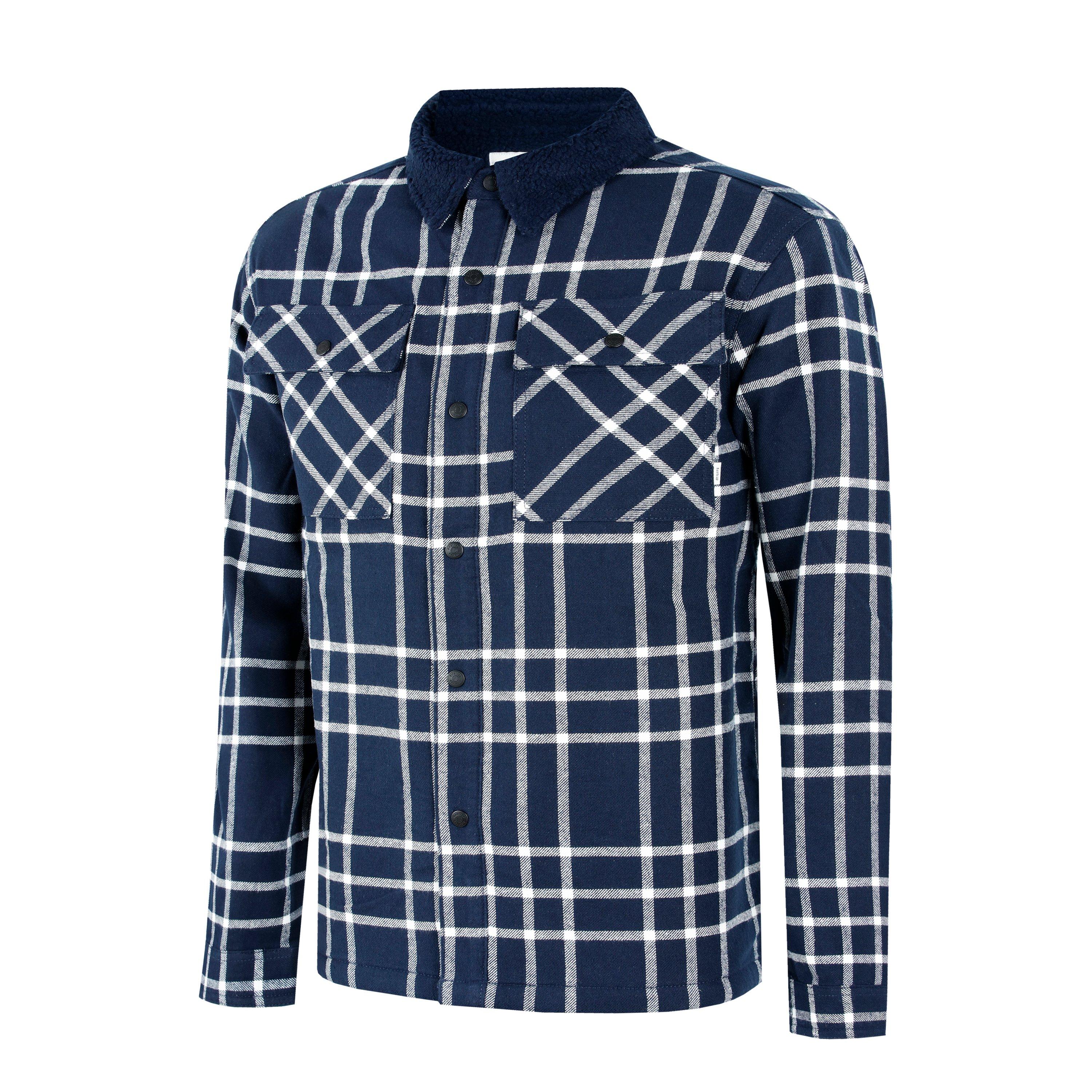 Firetrap Borg Check Overshirt Mens