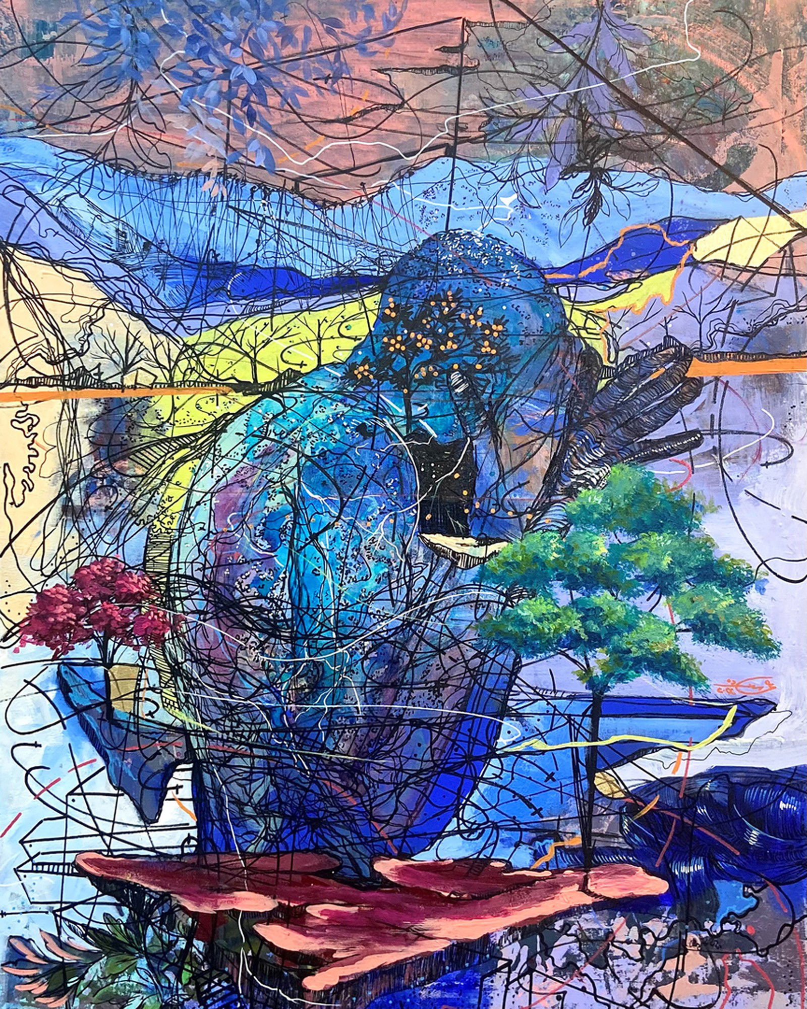The Man in the Garden by Omar Senada - Limited Edition. Edition of: 150. Signed.