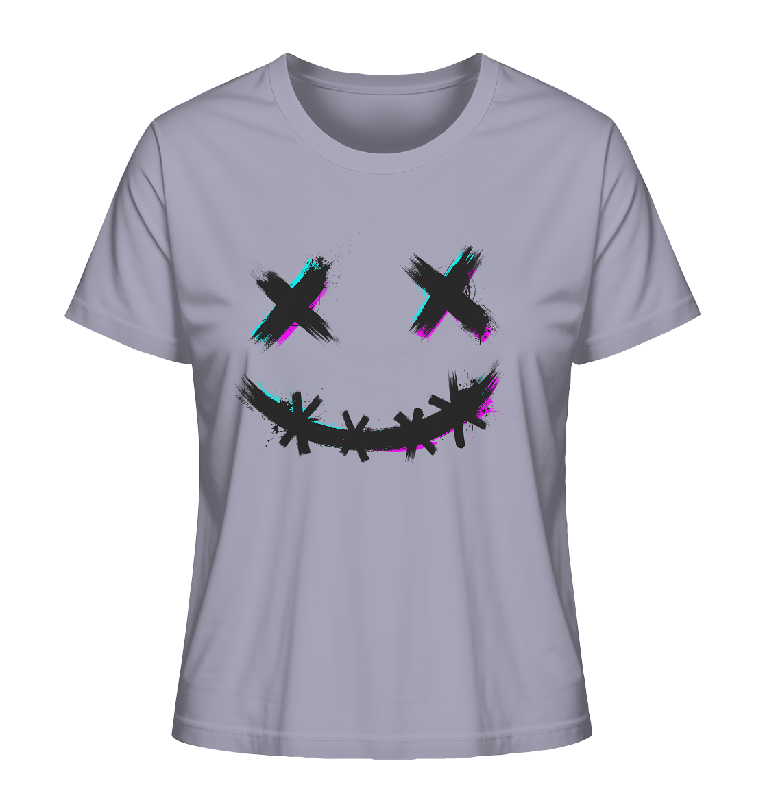 DartSturm - Scary Smile Schwarz - Ladies Organic Shirt