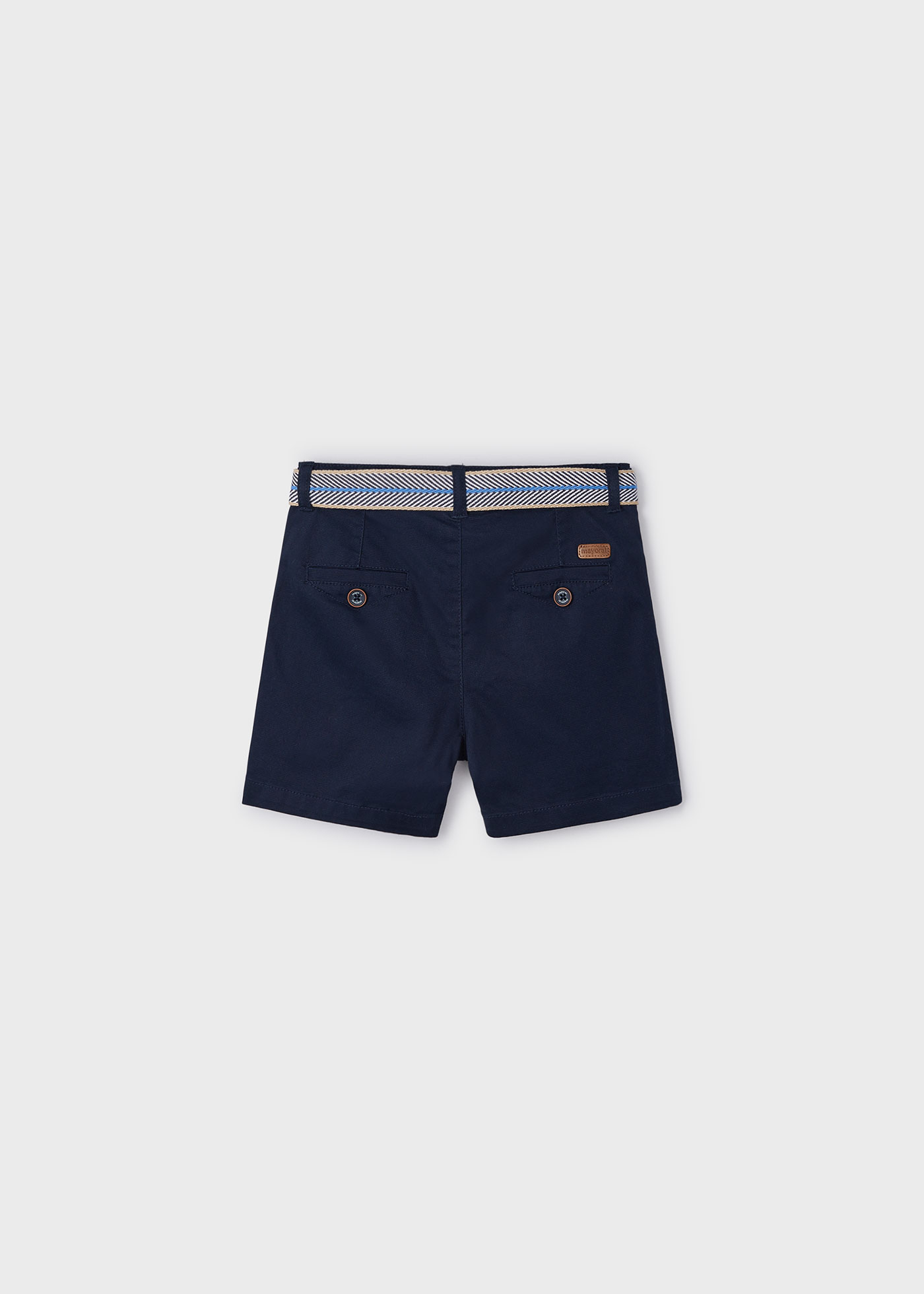 Bermuda chino piqué azul marinho da Better Cotton para meninos