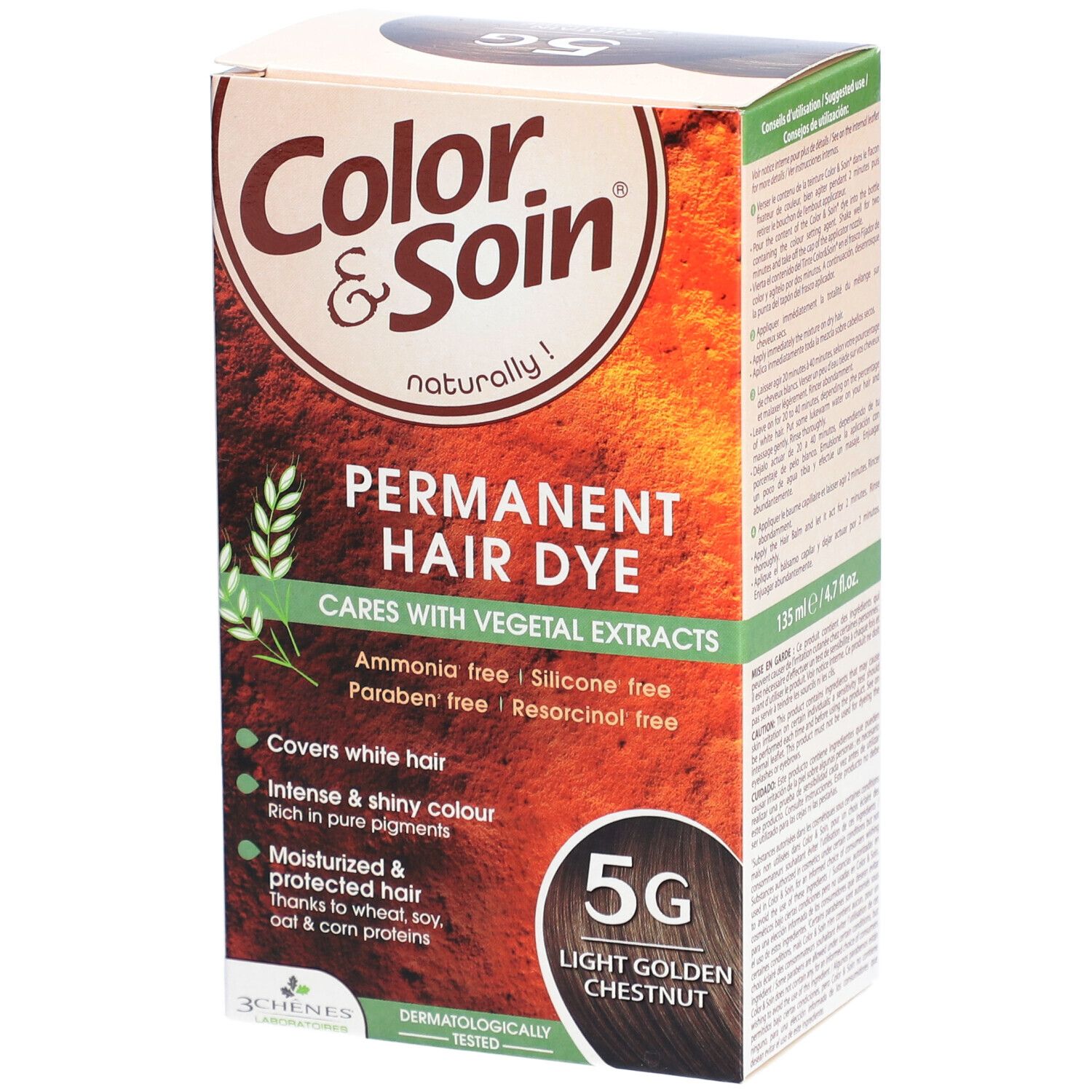 Les 3 Chênes Color & Pflege 5G hellbraun goldfarben