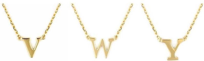 Isabel Bernard - Le Marais - Ketting - Goud - Initial