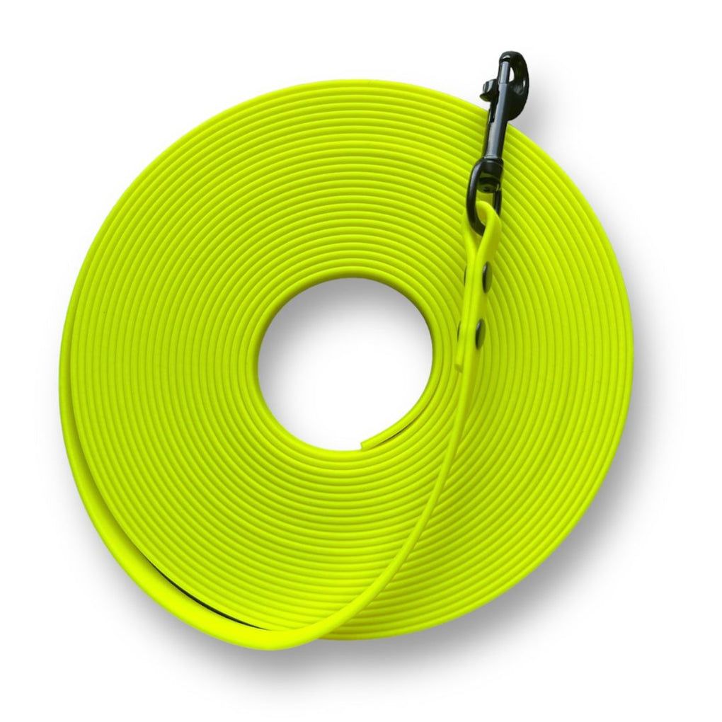 Schleppleine BioThane® Neo Neon Gelb