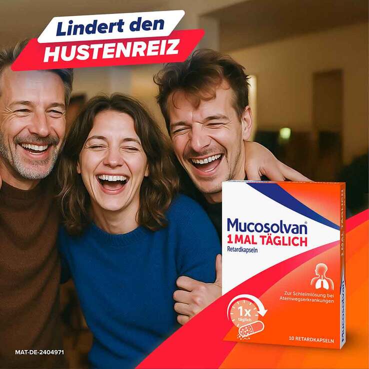 Mucosolvan 1x täglich Retardkapseln, 10 St