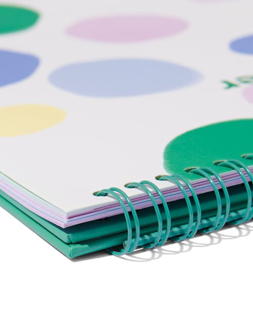 planificateur journalier de bureau avec spirale et support 30x21