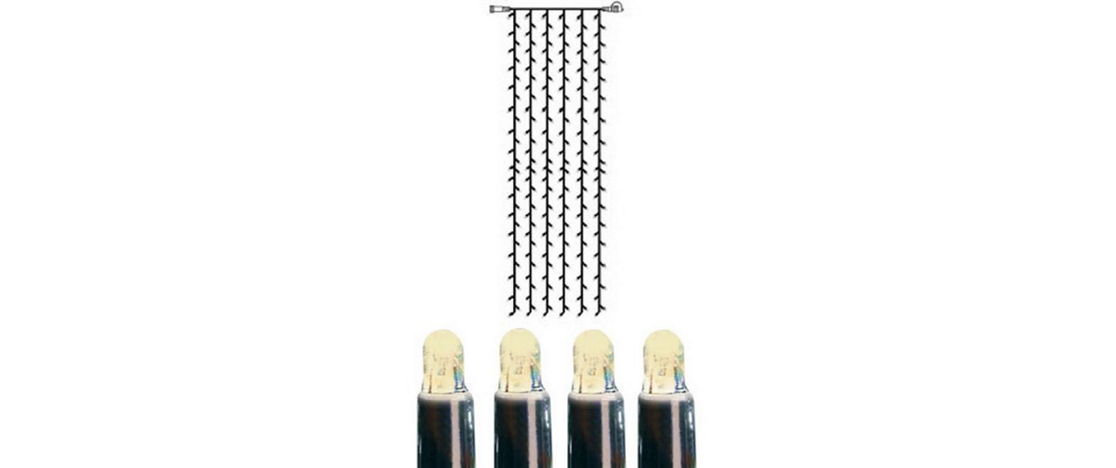 Lichtervorhang-System LED, 204 LED, 1 x 4 m<br>Lichtervorhang Extra System LED