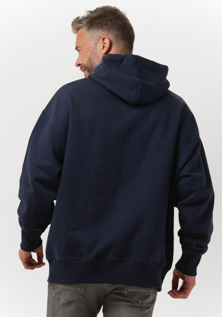 TOMMY JEANS donkerblauwe tommy jeans sweater tjm tommy badge hoodie