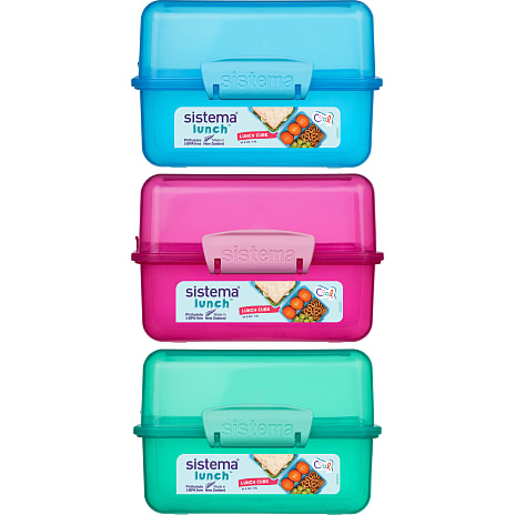 Sistema Lunch madkasse (1,4L) - flere varianter - assorteret