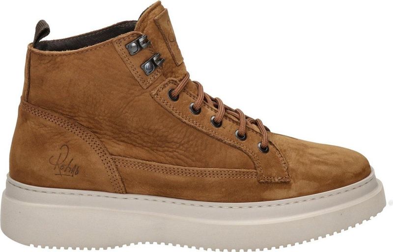 Rehab - Morris - Veterboot - Cognac - Nubuck Leer - Gerecycled Rubber
