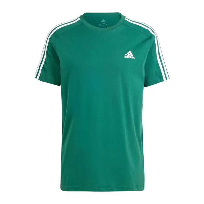Adidas Essentials Single Jersey 3-Stripes Shirt Heren