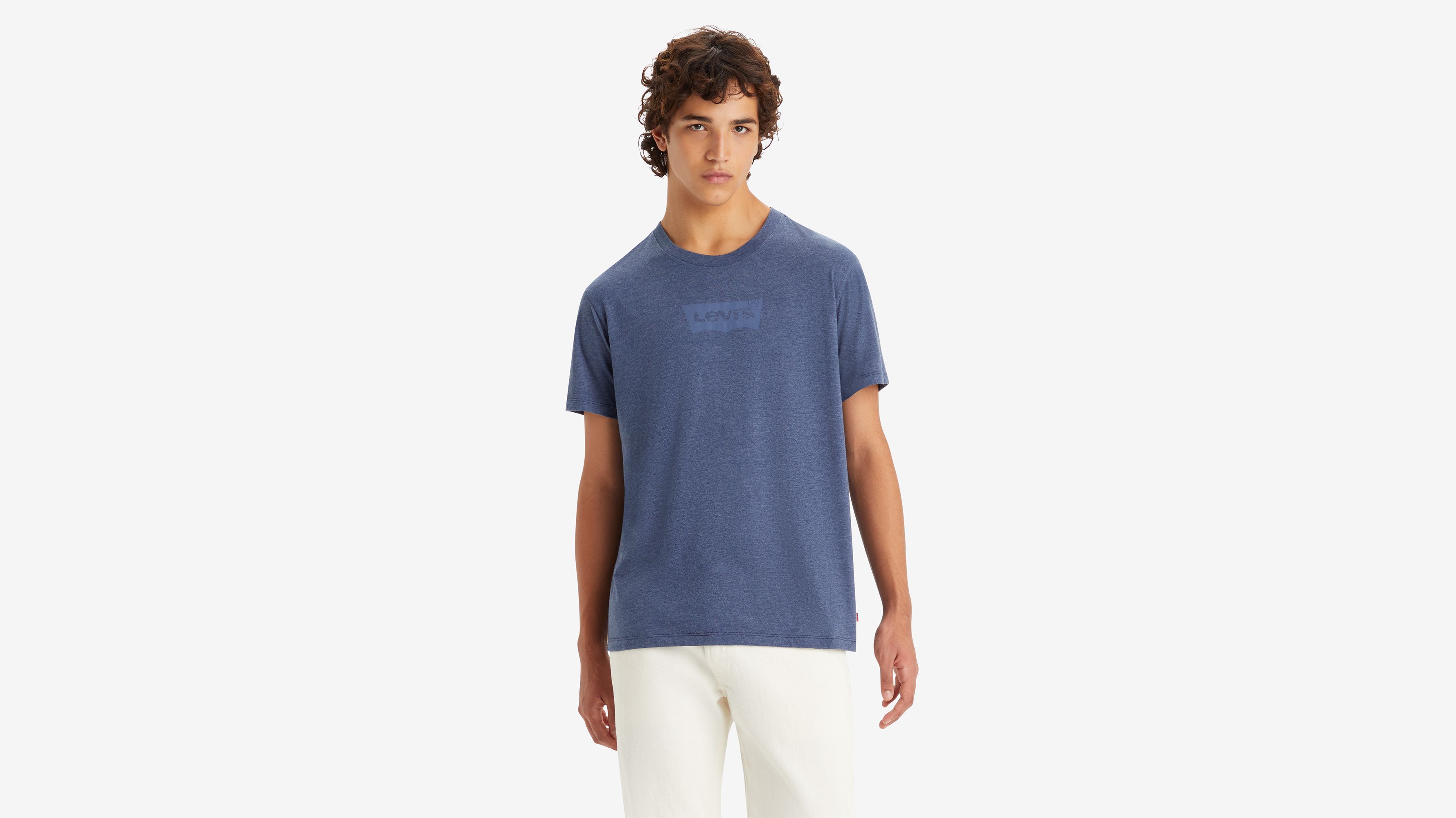T-shirt graphique classique - Core Batwing Naval Academy Tri-Blend - Bleu