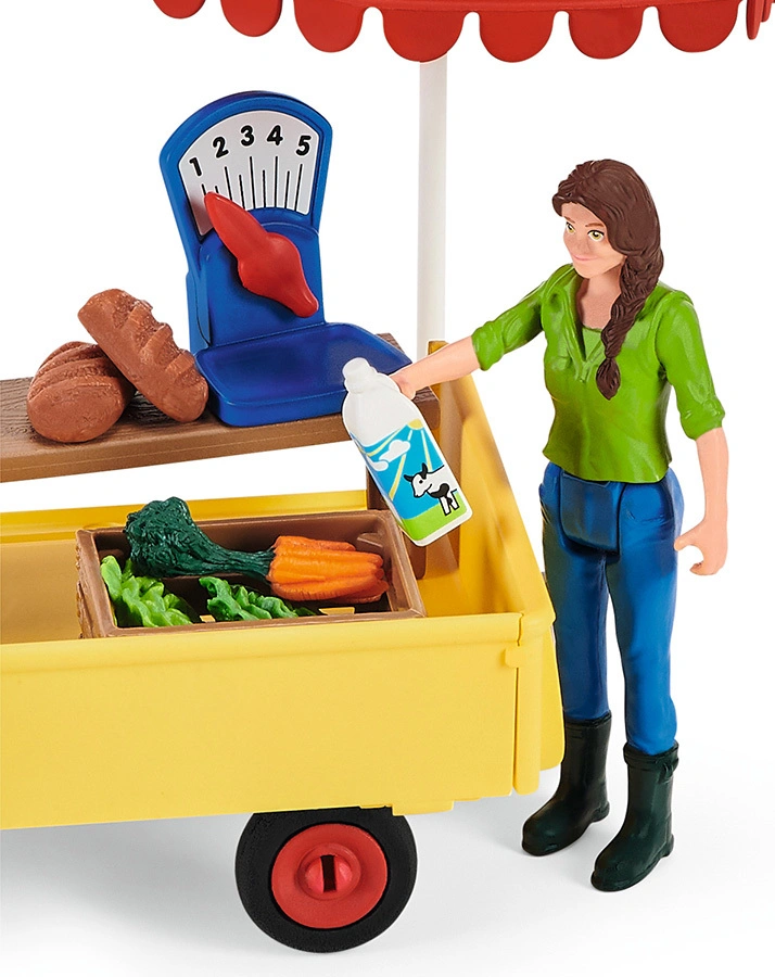 schleich® 42528 Farm World – Mobiler Farm Stand