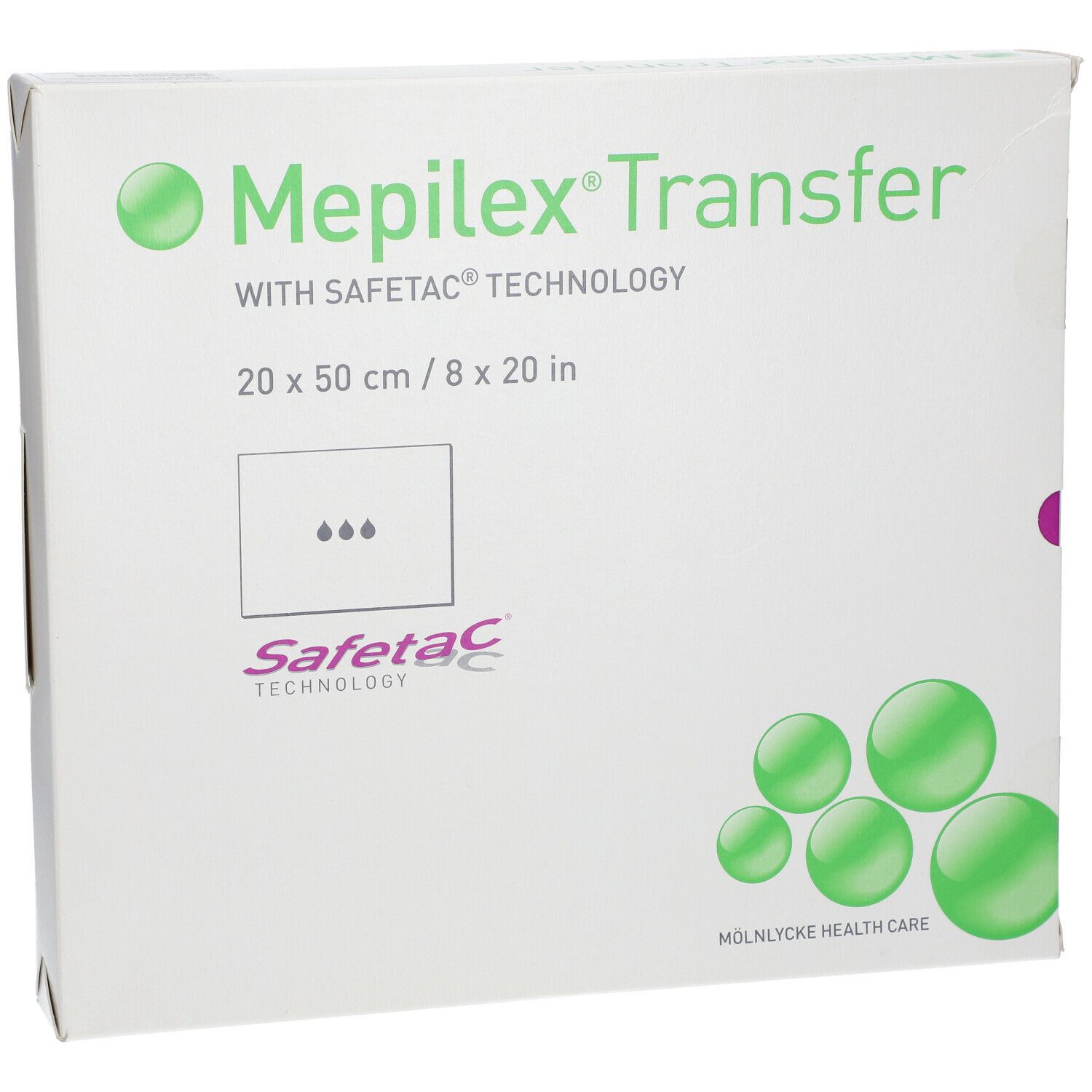 Mepilex® Transfer Schaumverband 20 x 50 cm steril